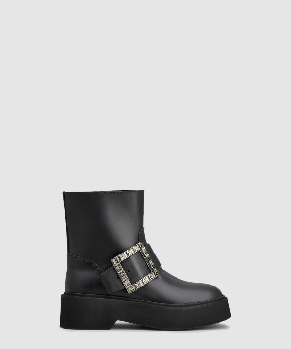 로저비비에 비브 레인저스 바이커 부티 7403