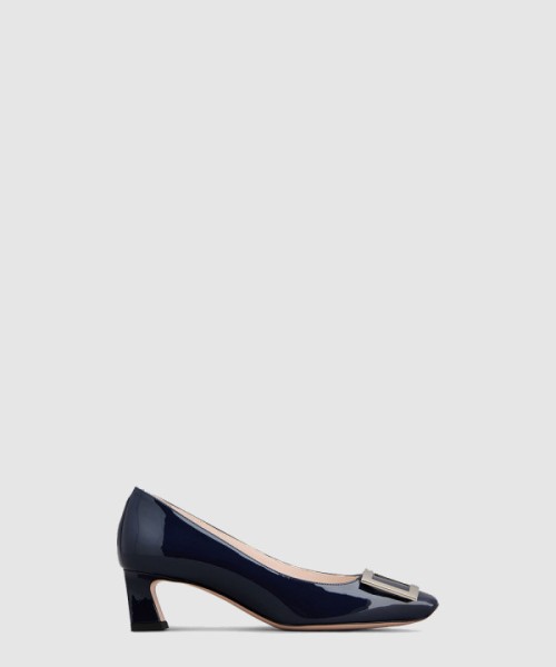 로저비비에 트럼펫 메탈 버클 펌프스 4481