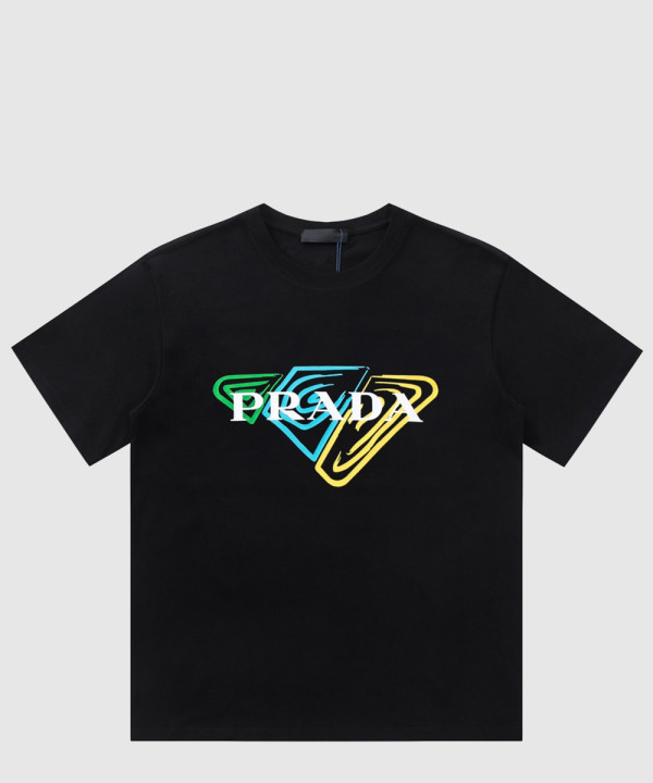 프라다 로고 프린트 반팔