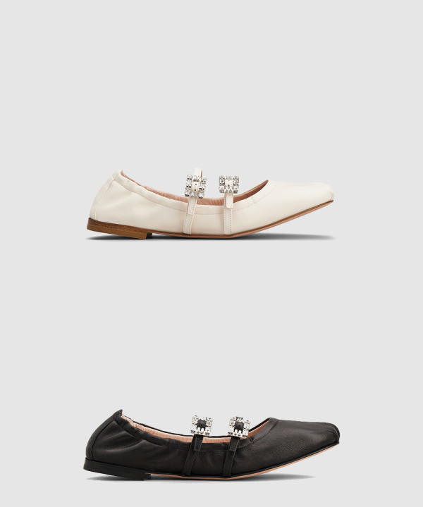 로저비비에 스트랩 발레리나 플랫 7433