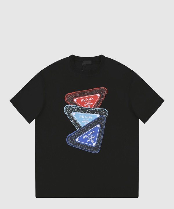 프라다 로고 프린트 반팔