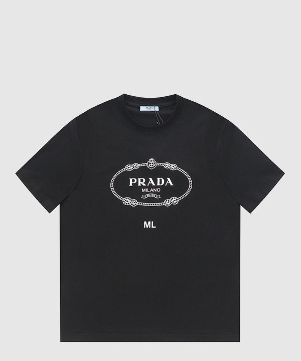 프라다 로고 프린트 반팔