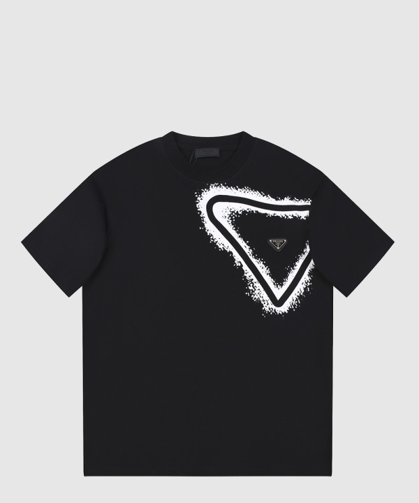 프라다 로고 폴로 셔츠