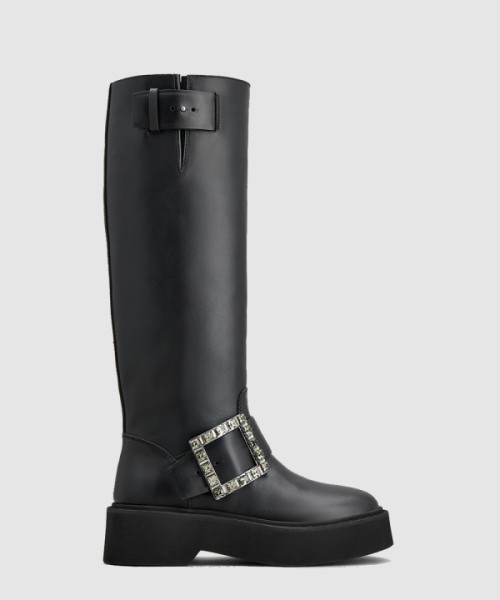 로저비비에 비브 레인저스 바이커 부츠 7403