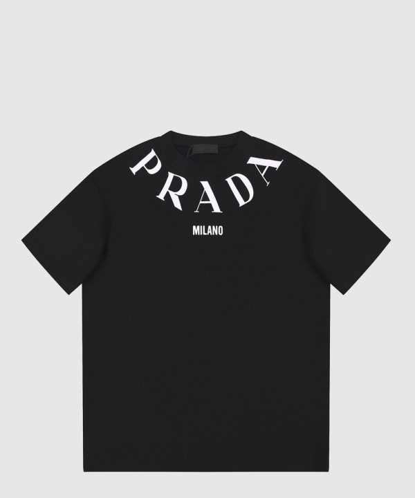 프라다 로고 프린트 반팔