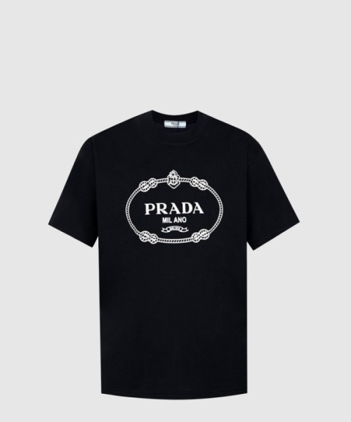 프라다 로고 프린트 반팔