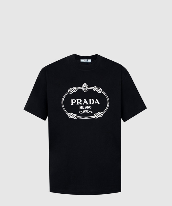 프라다 로고 프린트 반팔
