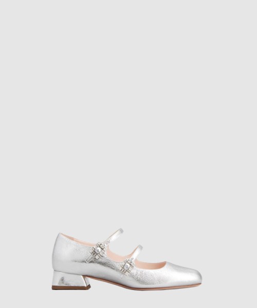 로저비비에 플랫 발레리나 뮬 5403