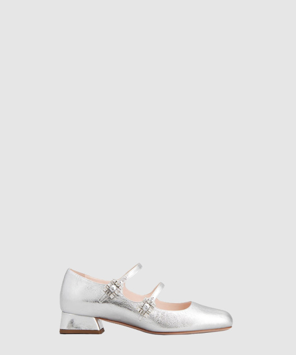 로저비비에 플랫 발레리나 뮬 5403