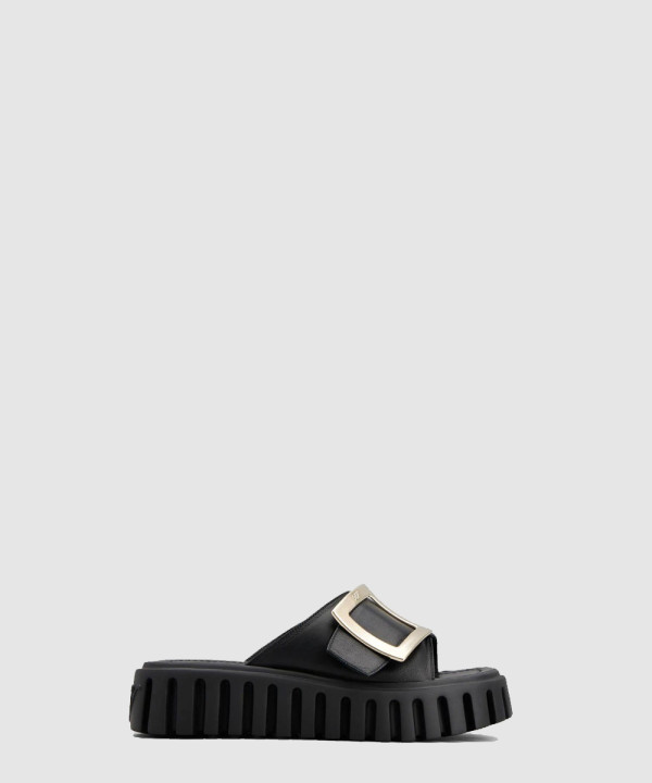 로저비비에 메탈 버클 뮬 7063