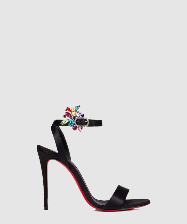 루부탱 새틴 샌들 1220171