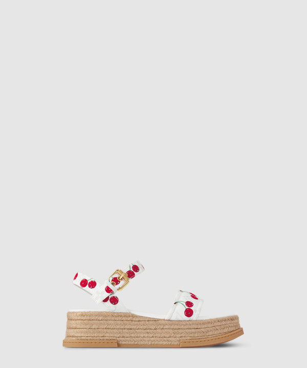 루이비통 마야 플랫폼 샌들 1AHNSL