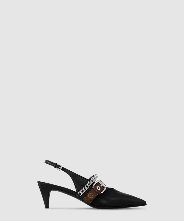 루이비통 바이브 슬링백 펌프스 1AHKZ7