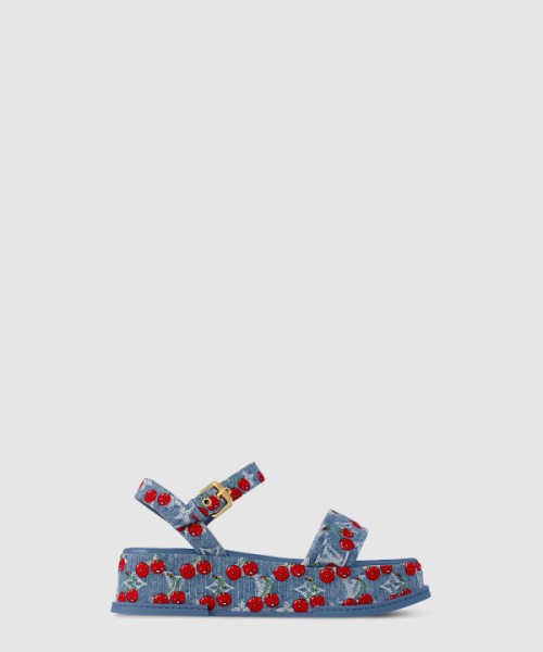 루이비통 LV x TM 마야 플랫폼 샌들 1AHNYD