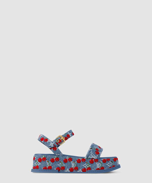 루이비통 LV x TM 마야 플랫폼 샌들 1AHNYD