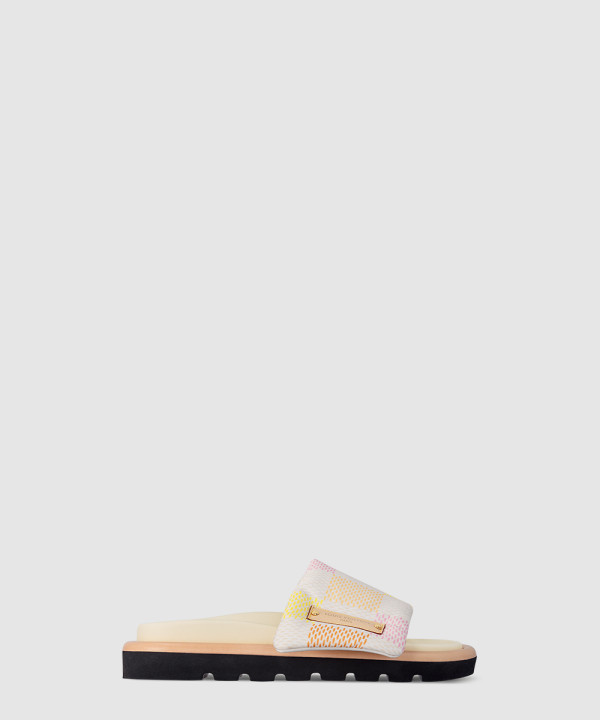 루이비통 풀 필로우 플랫 컴포트 뮬 1ACTWS