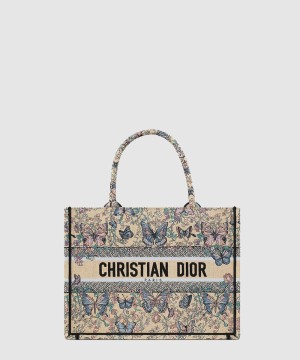 디올 북 토트백 미듐 M1296