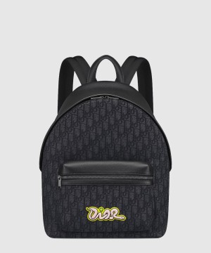 디올 Rider 2.0 DIOR AND KAWS 지퍼 백팩 1ESBA