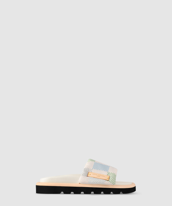 루이비통 풀 필로우 플랫 컴포트 뮬 1ACTWM