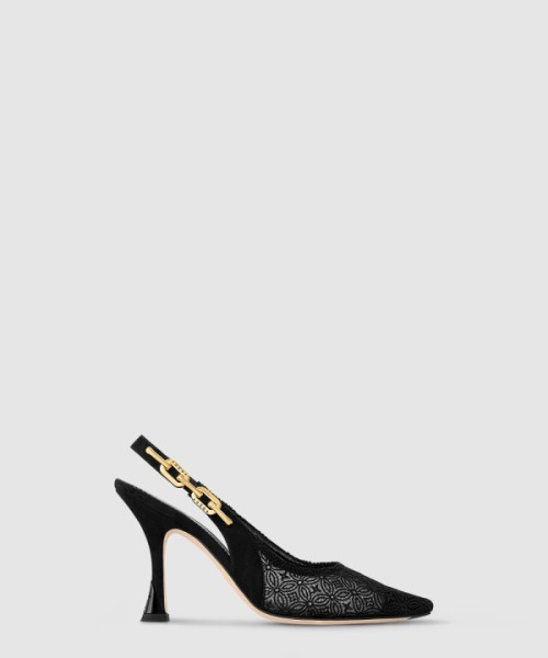 루이비통 스파클 슬링백 펌프 1ACGK5