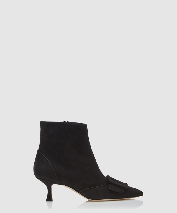 마놀로블라닉 베일로 스웨이드 앵클부츠