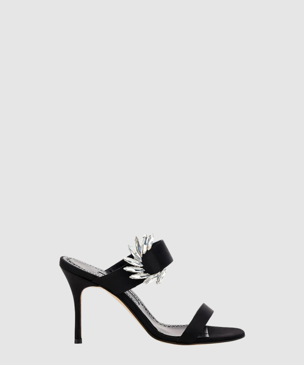 마놀로블라닉 힐 옆 버클 샌들