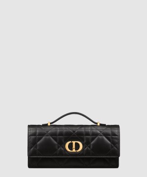 디올 Miss Caro 탑 핸들 파우치 S5221