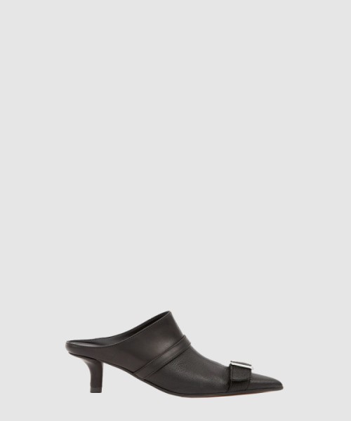 마르지엘라 라이더 포인티드 토 미드힐 뮬 T8013