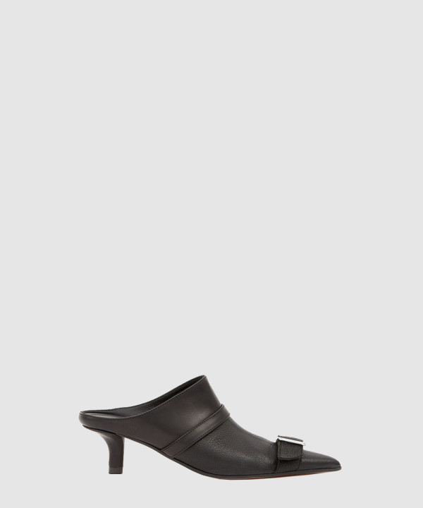 마르지엘라 라이더 포인티드 토 미드힐 뮬 T8013