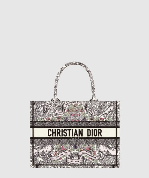 디올 북 토트백 미듐 M1296