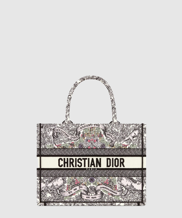 디올 북 토트백 미듐 M1296