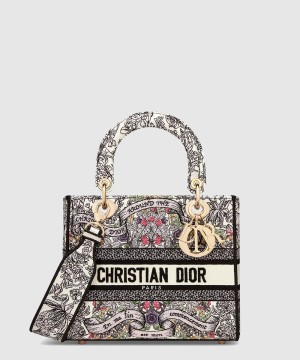디올 레이디백 디라이트 미듐 M0565
