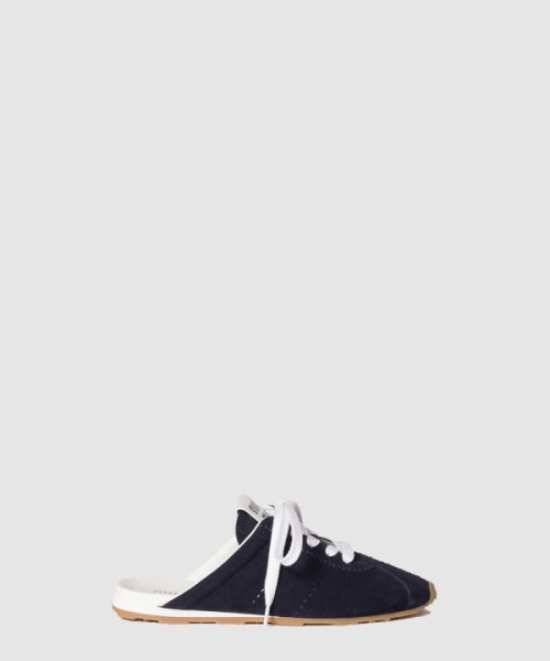 미우미우 플룸 스웨이드 뮬 5E467E