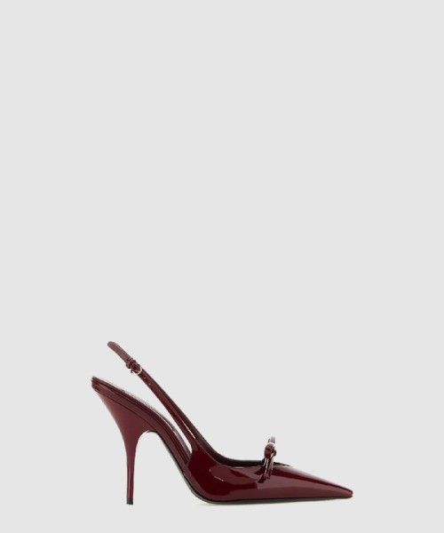 미우미우 페이턴트 레더 슬링백힐 5I015E