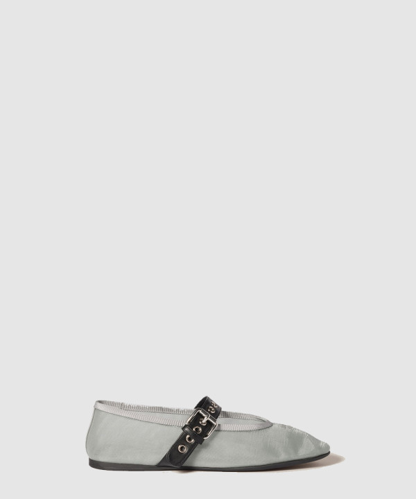 미우미우 메쉬 패브릭 발레리나 5F373E