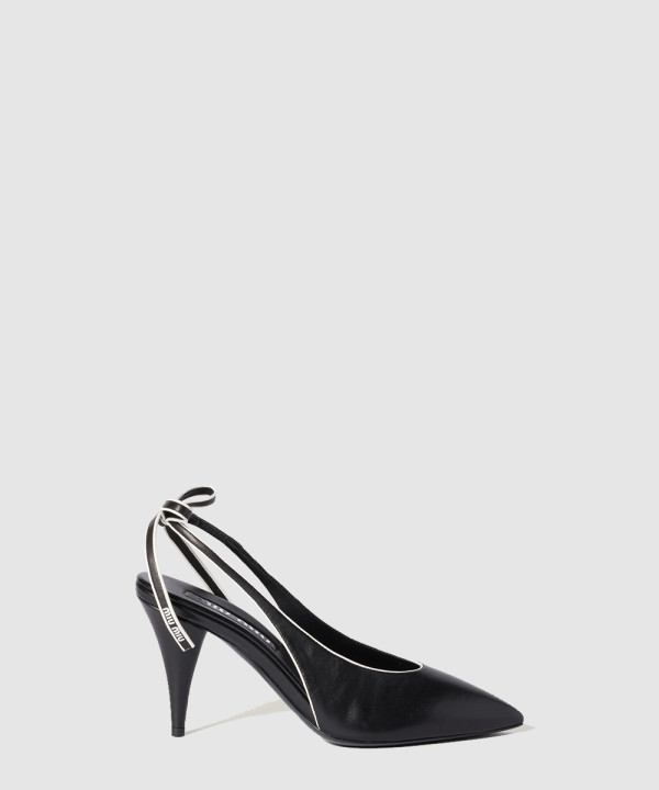 미우미우 나파 레더 슬링백 펌프스 5I430E