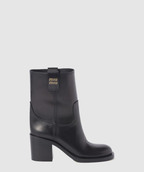 미우미우 가죽 부티 5U966D