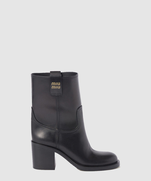 미우미우 가죽 부티 5U966D