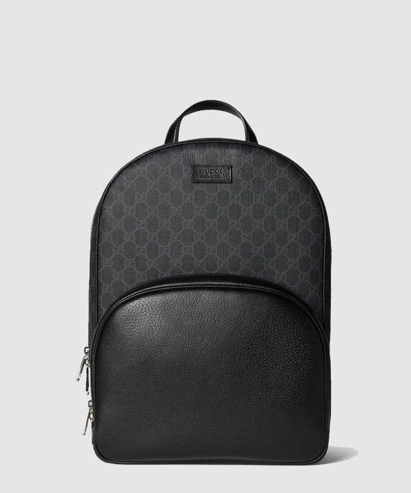 구찌 태그 장식의 미디엄 GG 백팩 795462