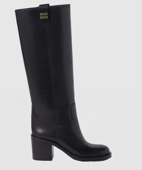 미우미우 가죽 부츠 5W967D