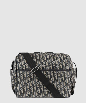 디올 기저귀 가방 오블리크 자카드 캔버스 M9993