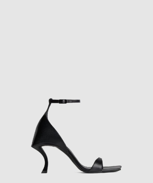 발렌시아가 아워글래스 카프스킨 샌들 742401