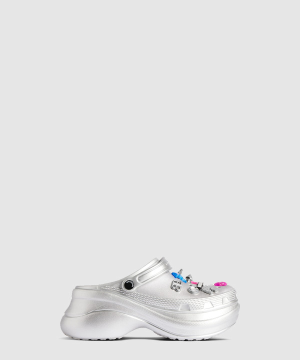 발렌시아가 풀 크록스 슬라이드 샌들 720762