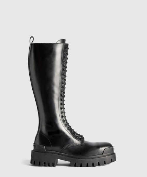 발렌시아가 트랙터 콤뱃 부츠 763557