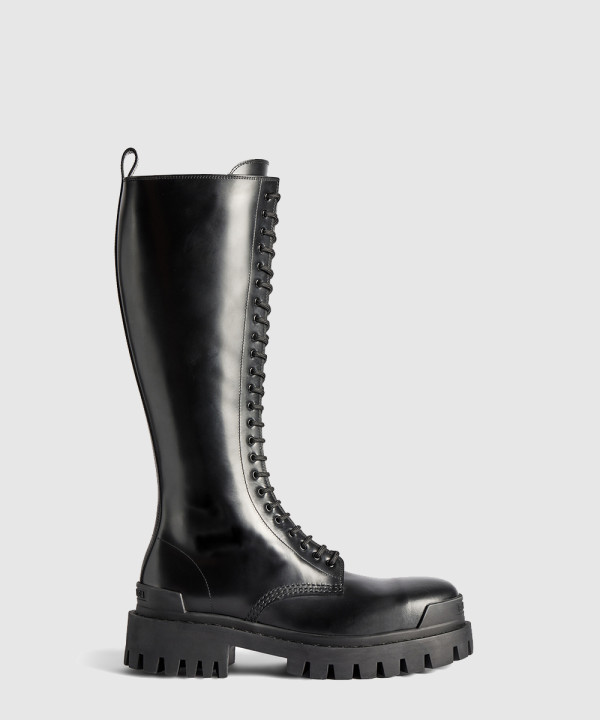 발렌시아가 트랙터 콤뱃 부츠 763557