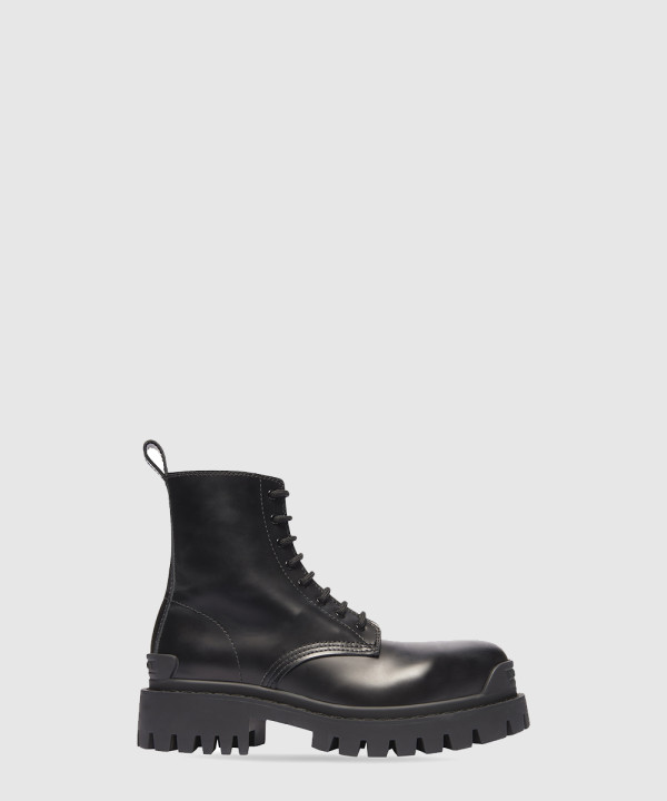 발렌시아가 트랙터 콤뱃 부츠 590974