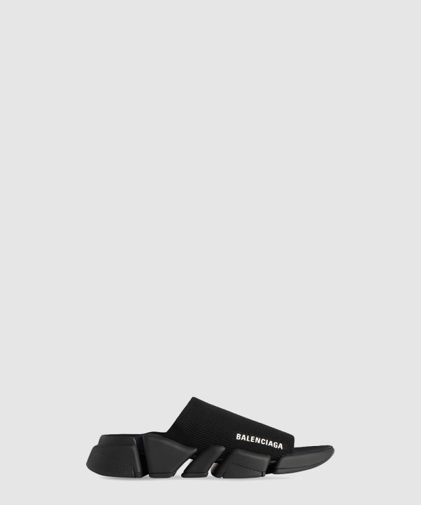 발렌시아가 스피드 2.0 리사이클드 니트 슬라이드 711452