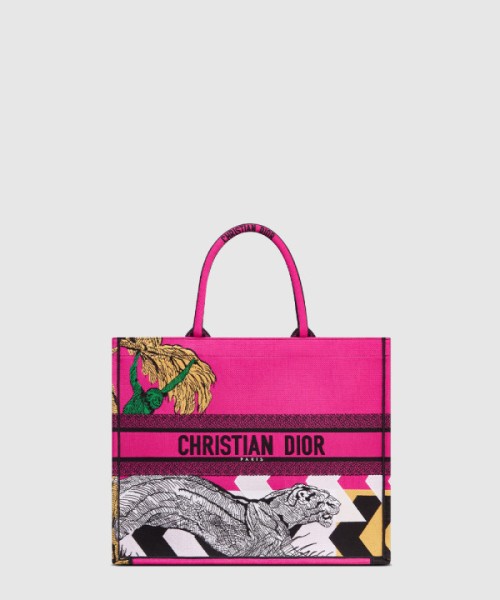 디올 북 토트백 미듐 M1296