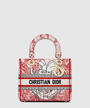 디올 레이디백 디라이트 미듐 M0565