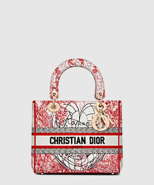 디올 레이디백 디라이트 미듐 M0565